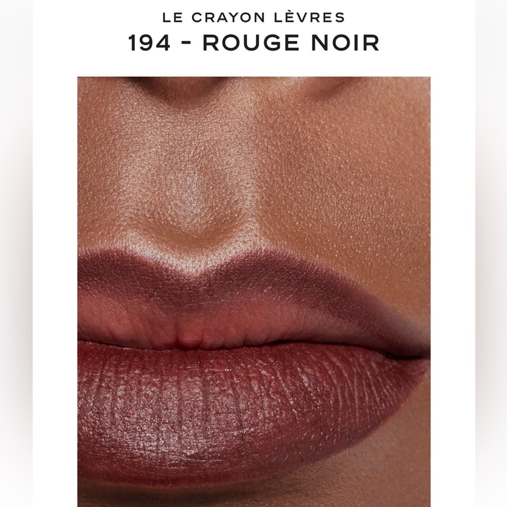 CHANEL Le Crayon Levres lip pencil Rouge Noir